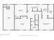Second floor plan including primary bedroom, bathroom, closets, and office at 1777 E Gate Trl, Stone Mountain, GA 30087