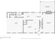 First floor plan featuring kitchen, living room, bathroom, garage, and entry way at 1777 E Gate Trl, Stone Mountain, GA 30087