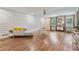 Bright living room with elegant paneling and hardwood floors at 1777 E Gate Trl, Stone Mountain, GA 30087