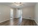 Bedroom featuring wood-look floors and neutral paint at 4248 Wellington Hills Ln, Snellville, GA 30039