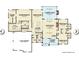 Detailed first floor plan showing layout of rooms, garage, kitchen, Primary bedroom, and bathrooms at 1779 Granade Sw Rd, Conyers, GA 30094