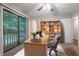 Bright office space featuring a sliding glass door to a deck at 220 Harwell Nw Rd, Atlanta, GA 30331