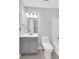 Traditional bathroom featuring a large vanity and shower/tub combination at 2786 Olde Gate Ct, Snellville, GA 30078