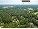 Aerial view of vast land featuring a forest and Haard Labor State Park 4.6 Miles away, in a quiet rural setting at 4841 Partee Trl, Social Circle, GA 30025