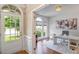 Inviting office space with abundant natural light, modern desk, and tasteful decor at 667 Creswell Park, Smyrna, GA 30082