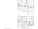 Layouts of the first and second floors showing bedrooms, bathrooms, Gathering and living rooms, and a garage at 251 Sumac Trl, Woodstock, GA 30188