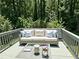 Inviting outdoor deck area with comfortable seating and lush green surroundings at 2691 Old South Dr, Jonesboro, GA 30236