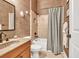 Bathroom featuring a shower and tub combination at 3150 Seven Oaks Dr, Cumming, GA 30041