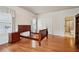 Bedroom with hardwood floors and plenty of natural light from the window at 3491 Amerigo Dr, Buford, GA 30519