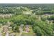 Aerial view of the home's location, showcasing its proximity to green spaces, golf course and pond at 602 Davenport Pl, Canton, GA 30115