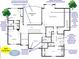 Upstairs floor plan featuring oversized owner's suite with walk-in closets and dramatic spa-like bath at 602 Davenport Pl, Canton, GA 30115