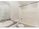 Bathroom featuring a vanity, toilet, and bathtub with shower at 2341 Alden, Jonesboro, GA 30236