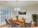 Dining room with hardwood floors, chandelier, and natural light at 2341 Alden, Jonesboro, GA 30236