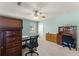 Bedroom with a bunk bed, desk, natural light, wood dresser and neutral carpet at 4076 Shady Nw Cir, Lilburn, GA 30047