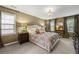 Comfortable primary bedroom featuring a luxurious bed, soft carpet, and large windows for natural lighting at 4343 Sprucebough Dr, Marietta, GA 30062
