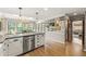 Spacious kitchen with stainless steel appliances, long island, and skylights for natural light at 4343 Sprucebough Dr, Marietta, GA 30062