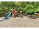 Well-equipped playground with slides, climbing structures, and a picnic area amid lush greenery at 4343 Sprucebough Dr, Marietta, GA 30062