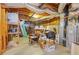 Unfinished basement providing ample storage or potential for future customization at 2535 Winthrope Way, Lawrenceville, GA 30044