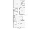Floor plan illustrates the layout of the main level and room placement at 4155 Brookview Dr, Cumming, GA 30040
