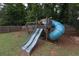 Backyard playset with slide and swing set at 5 White Pines Dr, Dallas, GA 30157