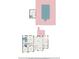 Floor plan shows layout of first floor with pool and pool house at 108 Faraday Dr, Douglasville, GA 30134