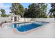 Backyard pool featuring a diving board and seating at 108 Faraday Dr, Douglasville, GA 30134