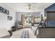Playful ' bedroom with bunk beds, ceiling fan, and a chair next to the window at 2804 Stillwater Park Dr, Marietta, GA 30066