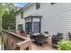 Charming back deck offering ample seating space, great for enjoying the outdoors with friends and Gathering at 2804 Stillwater Park Dr, Marietta, GA 30066