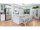 Modern kitchen featuring white cabinetry, stainless steel appliances, and a spacious island at 70 Old Ivy Ne Rd # 57, Atlanta, GA 30342