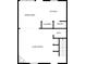 Downstairs floor plan with kitchen, laundry, pantry, dining area, bathroom, and living room at 257 Turnstone Rd, Stockbridge, GA 30281