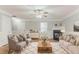 Inviting living room with a fireplace, comfortable seating, and hardwood floors at 257 Turnstone Rd, Stockbridge, GA 30281