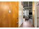 Unit front door leading into condo with hardwood floors at 3235 Roswell Ne Rd # 505, Atlanta, GA 30305