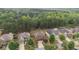 An aerial view showcases a neighborhood with mature trees, well-kept lawns, and attractive single-Gathering homes at 8744 Hamil Ct, Douglasville, GA 30135
