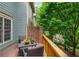 Private deck featuring outdoor seating and views of a lush, green landscape at 2025 Eagle Rdg, Roswell, GA 30076