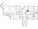 Two-story floor plan with dimensions, including bedrooms, bathrooms, kitchen, and living areas at 4115 Williams Point Dr, Cumming, GA 30028