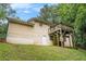 Rear exterior view showing upper-level deck at 1034 Sandy Ridge Rd, Mcdonough, GA 30252