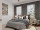 Comfortable bedroom with soft bedding, two windows with blinds, and neutral tones creating a relaxing atmosphere at 1161 Dahlonega Hwy # 12, Cumming, GA 30040