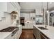 Beautiful kitchen design with stainless steel appliances, marble countertops, and a kitchen island at 2115 Howell Mill Nw Rd, Atlanta, GA 30318
