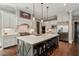 Beautiful kitchen with stainless appliances, marble countertops and kitchen island with seating at 2115 Howell Mill Nw Rd, Atlanta, GA 30318