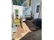 Backyard featuring a fountain, stone walkway, plants, and AC unit at 4312 Idlewood Ln, Tucker, GA 30084
