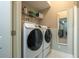 Well-equipped laundry area with modern washer and dryer at 799 Wagon Trl, Woodstock, GA 30188