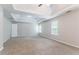 Large bedroom with plush carpet and trey ceiling, awaits your personal touch at 7190 Cavender Sw Dr, Atlanta, GA 30331