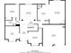 Detailed floor plan illustrating the layout of the house with room dimensions at 7190 Cavender Sw Dr, Atlanta, GA 30331