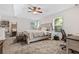 Spacious main bedroom featuring vaulted ceiling, neutral decor, and natural light at 130 Nacoochee Way, Canton, GA 30114
