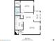 A floor plan of the apartment with labeled rooms and dimensions at 5157 Roswell Rd # 1, Atlanta, GA 30342