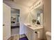 Clean bathroom featuring double sinks, modern fixtures, and an open design ensuring comfort and functionality at 336 Freeman Cir, Villa Rica, GA 30180
