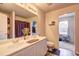 Bright bathroom featuring double sinks, modern fixtures, and ample counter space providing convenience and style at 336 Freeman Cir, Villa Rica, GA 30180