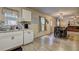 Open floorplan with sightlines from the kitchen to the breakfast and living room at 336 Freeman Cir, Villa Rica, GA 30180