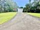 Exterior view of home with long driveway at 186 Grapevine Dr, Douglasville, GA 30134