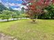 Pleasant street view featuring mature trees and landscaped front yard at 186 Grapevine Dr, Douglasville, GA 30134